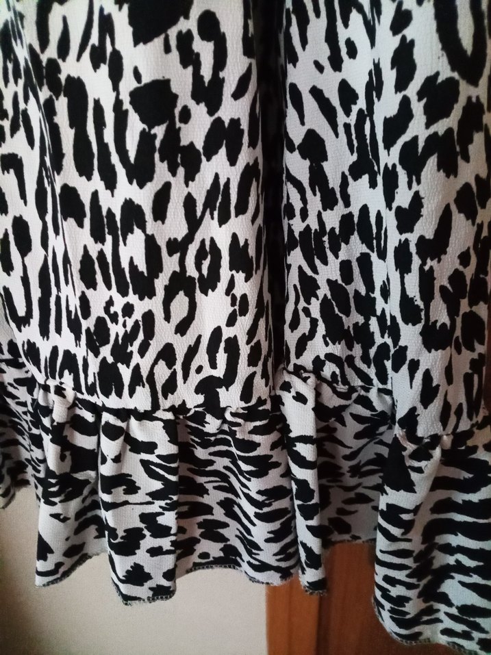 #Zebra Desenli# Uzun Bohem Etek# - Görsel 3