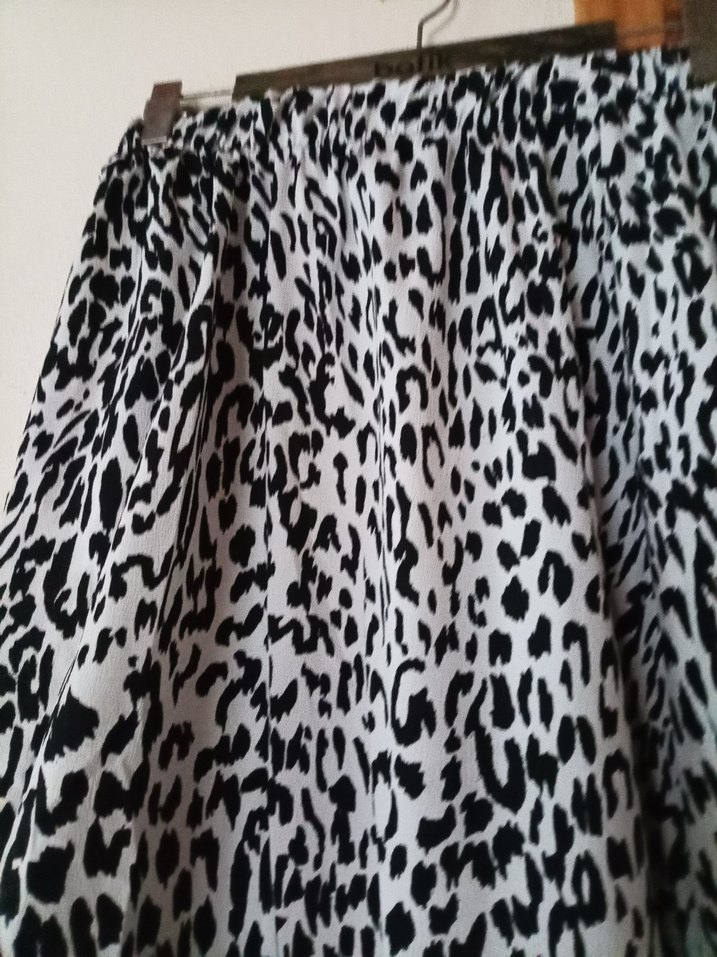 #Zebra Desenli# Uzun Bohem Etek# - Görsel 2