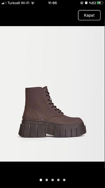 Bershka kahverengi bot