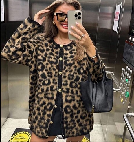 Leopar hırka