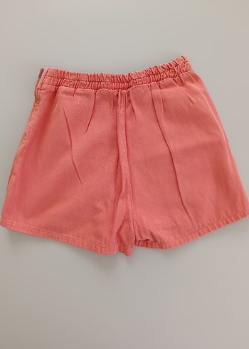 Kot Şort Etek Yandan Fermuarlı - Görsel 4