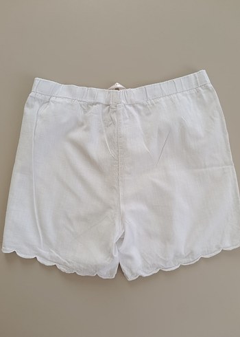 Pamuklu Keten Şortlu Kadın Pijama Takımı - Görsel 8