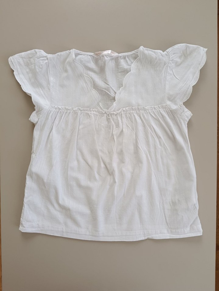 Pamuklu Keten Şortlu Kadın Pijama Takımı - Görsel 4