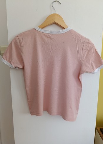 Bisiklet Yaka Kısa Kollu Kadın Tişört - Görsel 4