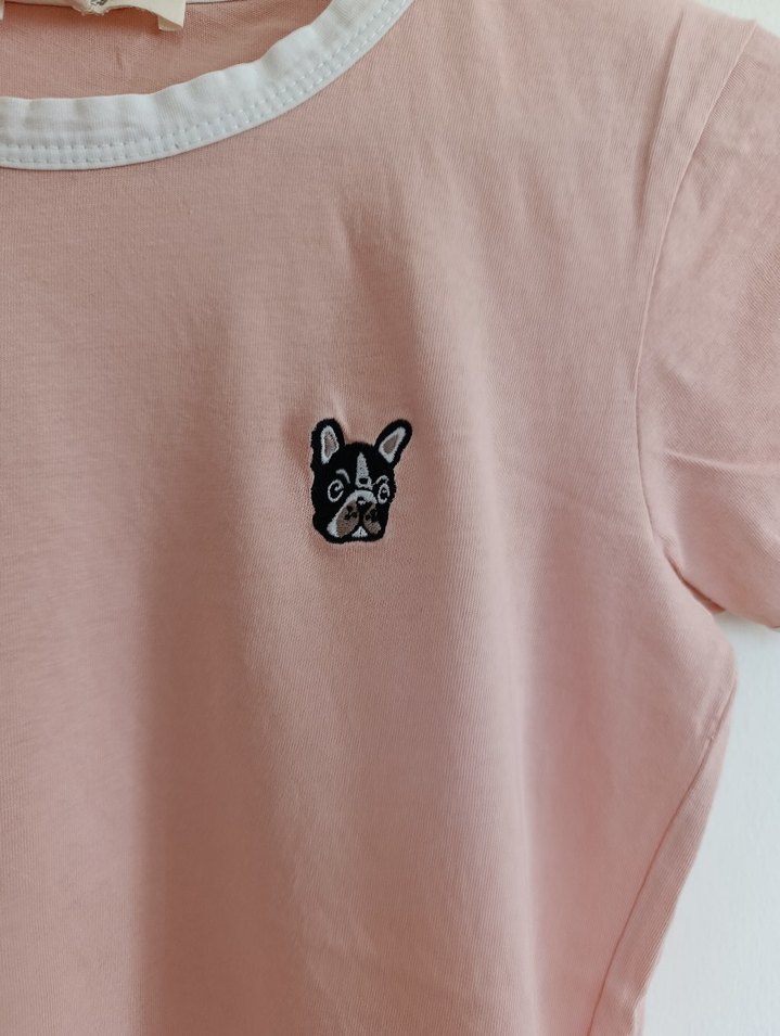 Bisiklet Yaka Kısa Kollu Kadın Tişört - Görsel 2