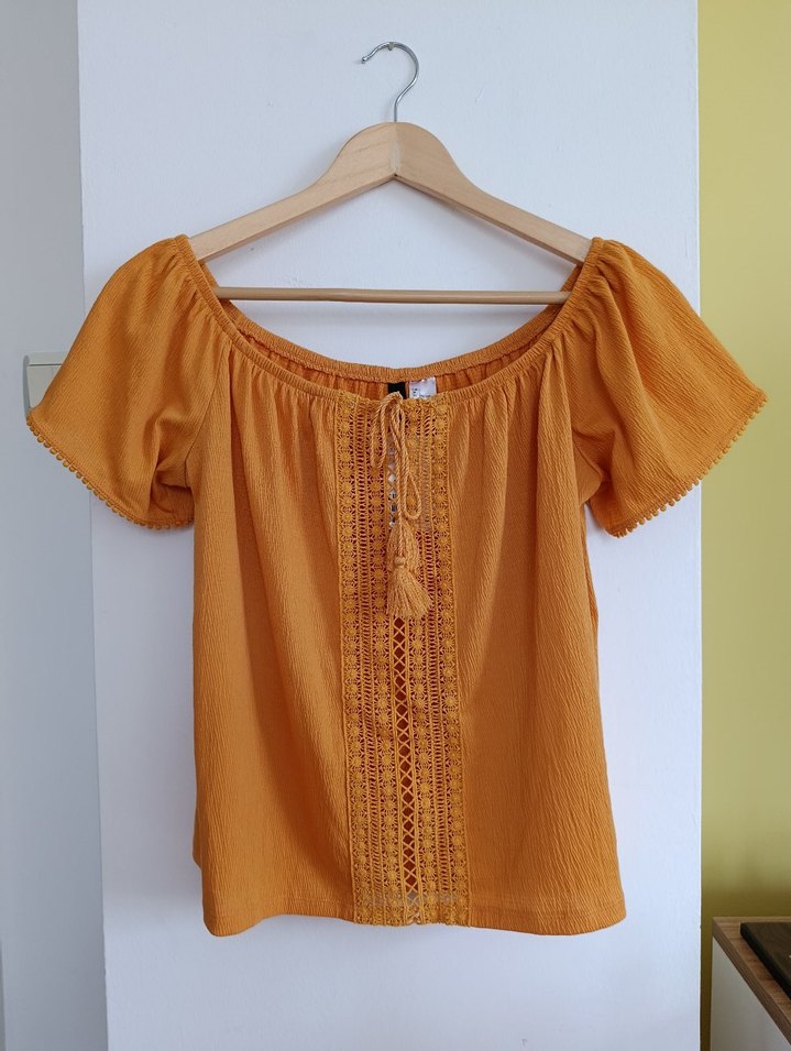 Püsküllü Nakışlı Bohem Kadın Bluz - Görsel 3