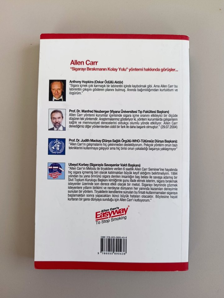 Sigarayı Bırakmanın Kolay Yolu - Allen Carr - Görsel 4