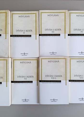 Divân-ı Kebîr  8 Cilt Tam Takım (Hasan Âli Yücel Klasikleri) - Görsel 3