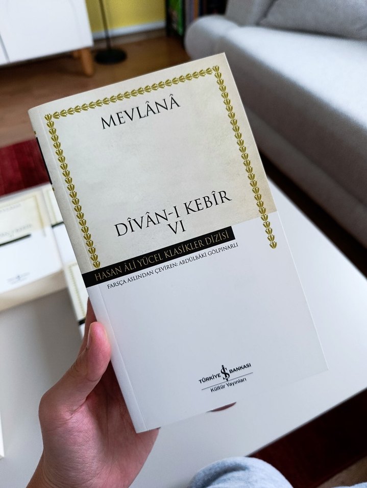Divân-ı Kebîr  8 Cilt Tam Takım (Hasan Âli Yücel Klasikleri) - Görsel 4