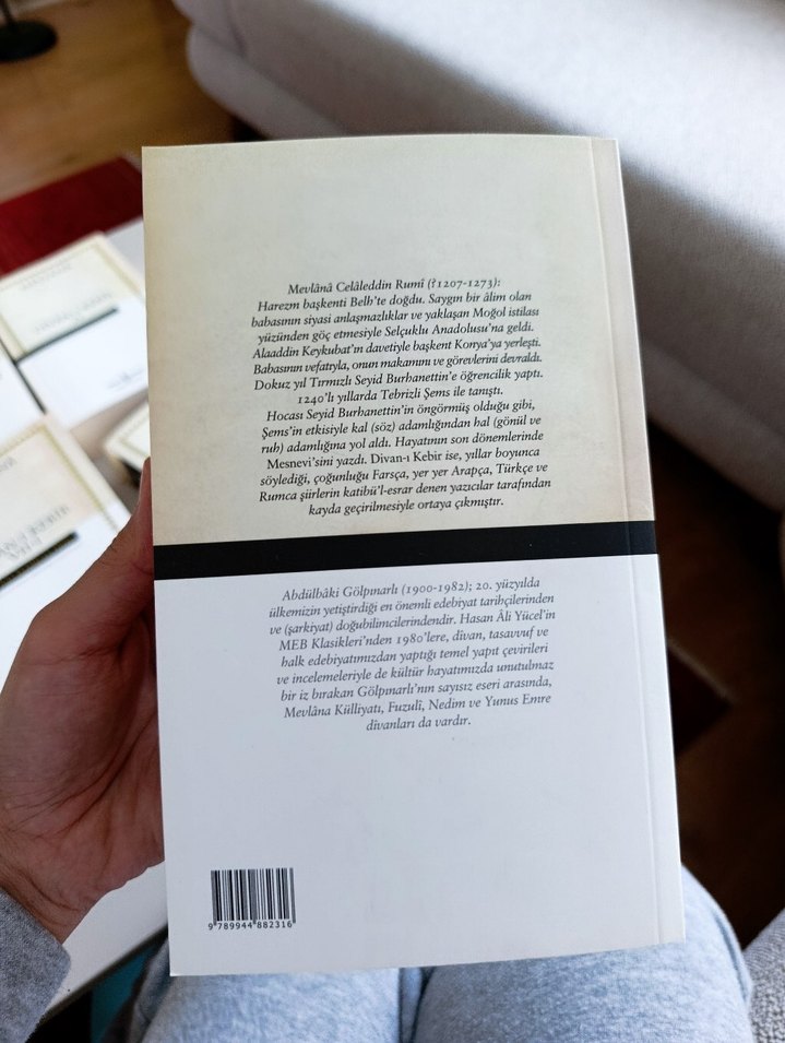 Divân-ı Kebîr  8 Cilt Tam Takım (Hasan Âli Yücel Klasikleri) - Görsel 5