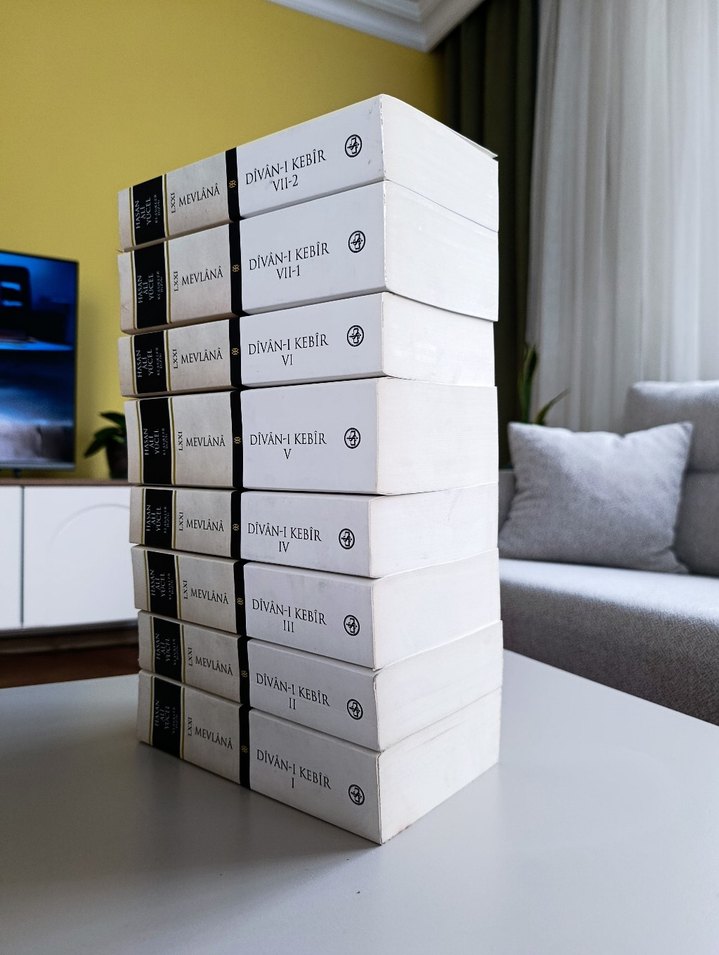 Divân-ı Kebîr  8 Cilt Tam Takım (Hasan Âli Yücel Klasikleri) - Görsel 2