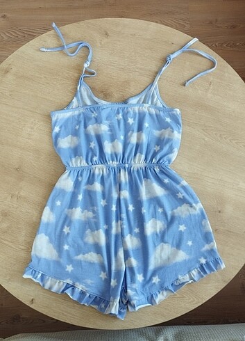 Trendyol & Milla İpli tulum pijama, bulutlu