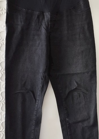 LC Waikiki Siyah Bol Kesim Hamile Kot Pantolon