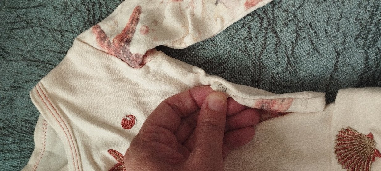 Bebek Kız Baskılı Düğmeli Kolsuz Takım - Görsel 4