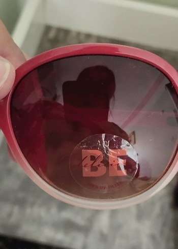 Pembe  Retro Kadın Güneş Gözlüğü - Görsel 5