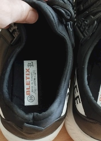 Siyah Bağcıklı Kadın Spor Ayakkabı - Görsel 7