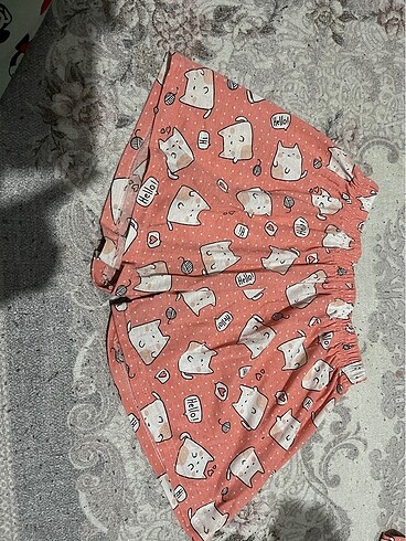 s Beden pembe Renk trendyok pijama takımı