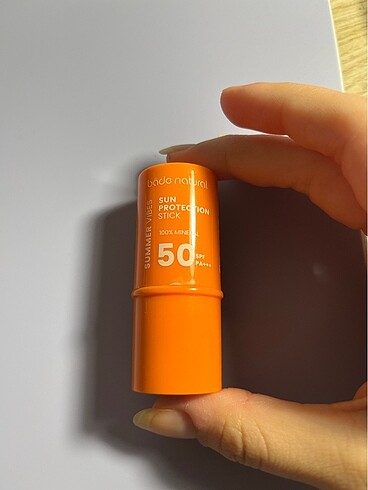 bade natural stick 50 spf gunes koruyucu