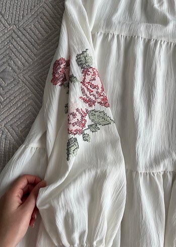 LC Waikiki Nakışlı Fırfırlı tunik lcw