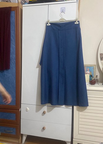 Zara Bohem Çiçek Desenli Uzun Kollu Kadın Gömlek ve etek takım