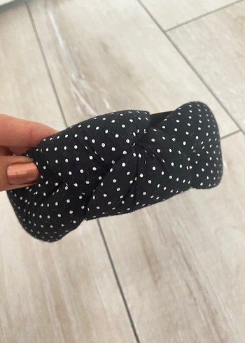 5 li Parlak Mavi Keten Lastikli Bohem Saç Bandı - Görsel 4