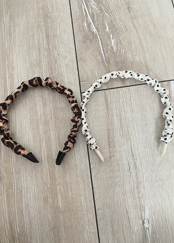 5 li Parlak Mavi Keten Lastikli Bohem Saç Bandı - Görsel 2