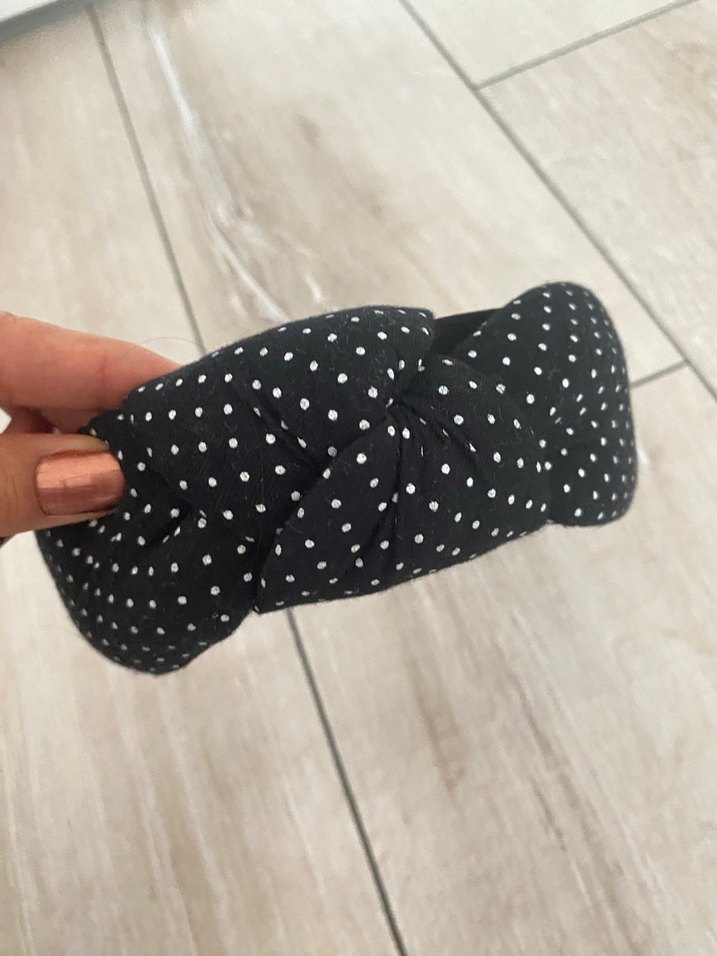 5 li Parlak Mavi Keten Lastikli Bohem Saç Bandı - Görsel 4