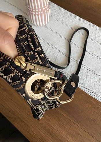 Zincir Detaylı Siyah Deri Kadın Çapraz Çanta - Görsel 3