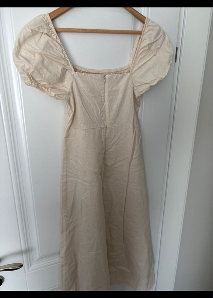 Keten elbise - Görsel 2