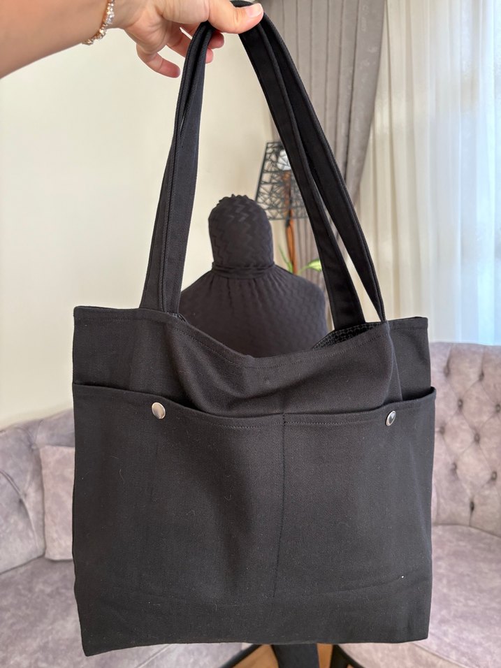 Siyah Kadın Gotik Çanta - Görsel 3