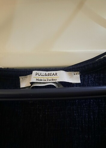 Pull and Bear Siyah elbise 
