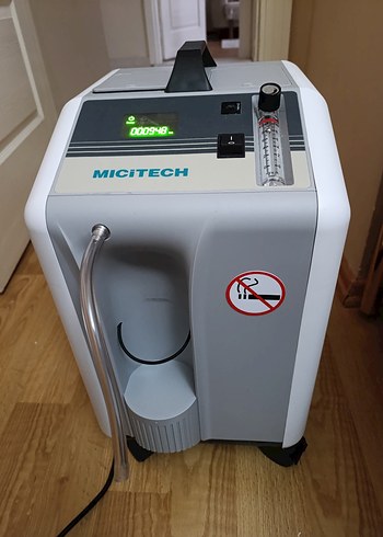 mıcitech 10 litre Oksijen Konsantratörü Tekerlekli - Görsel 4