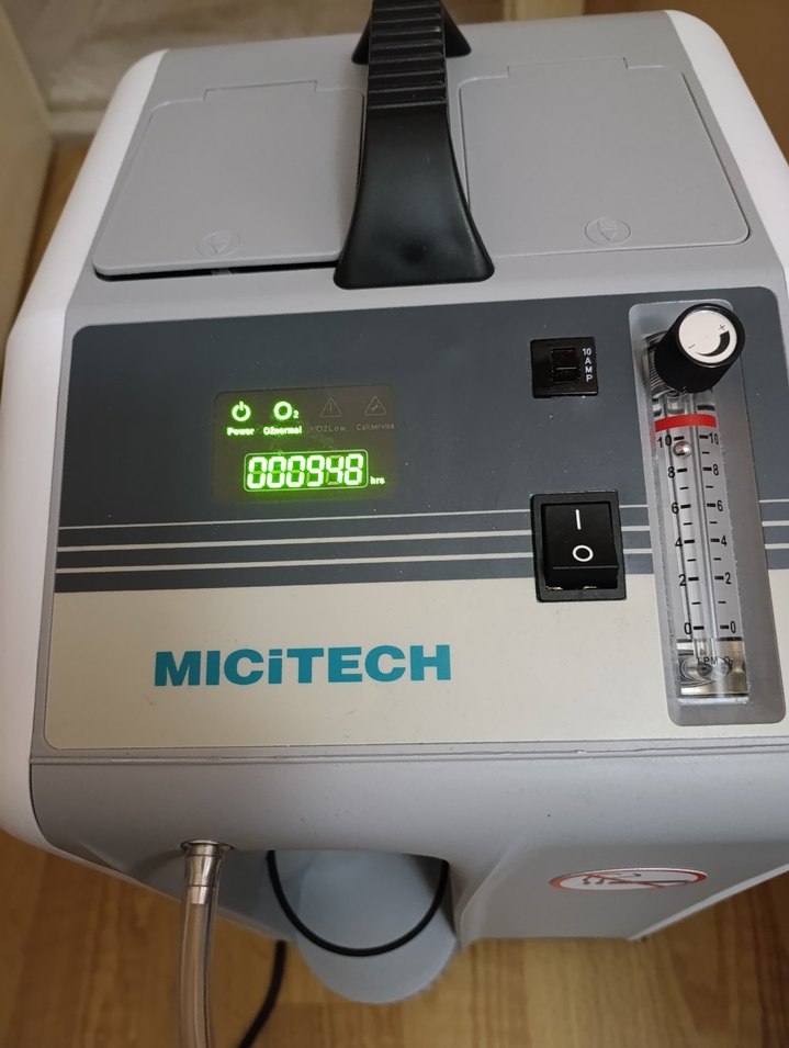 mıcitech 10 litre Oksijen Konsantratörü Tekerlekli - Görsel 2
