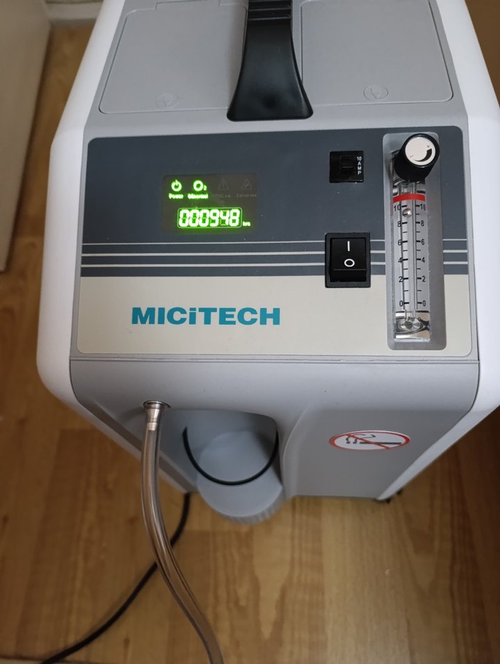 mıcitech 10 litre Oksijen Konsantratörü Tekerlekli - Görsel 3