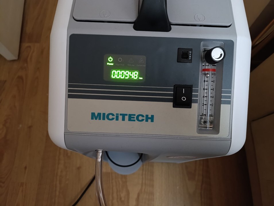 mıcitech 10 litre Oksijen Konsantratörü Tekerlekli - Görsel 5