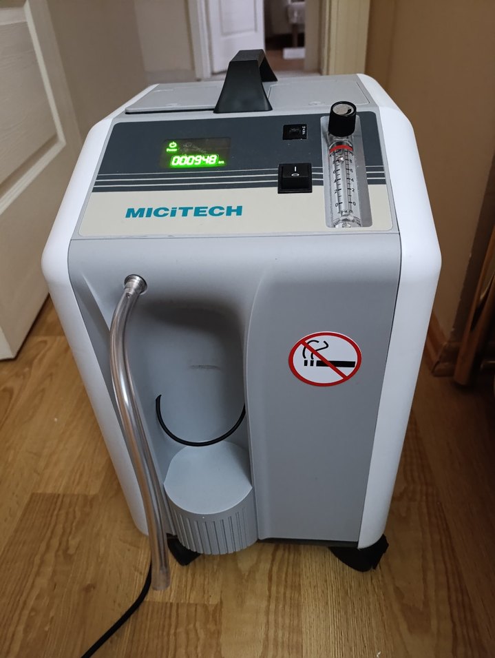 mıcitech 10 litre Oksijen Konsantratörü Tekerlekli - Görsel 4