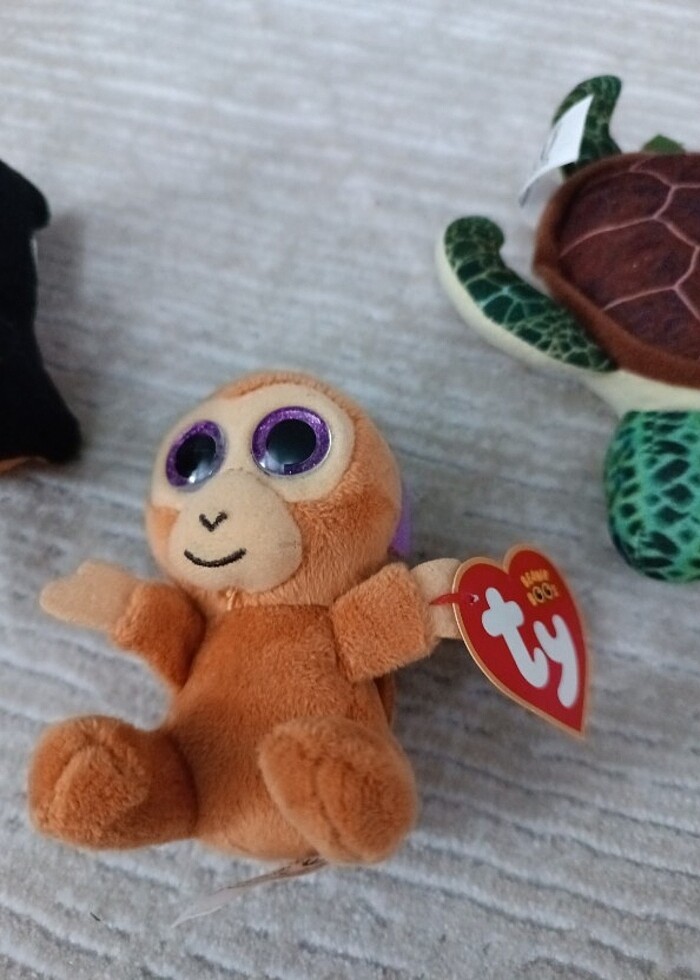 Mini peluş oyuncaklar 3 adet - Görsel 2