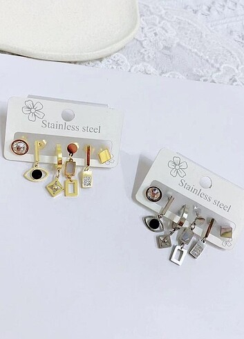 Çelik Paslanmaz küpe çeşitleri  - Görsel 17