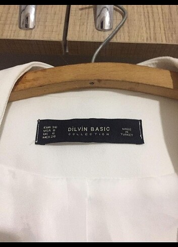 Dilvin marka Beyaz renkli ceket - Görsel 6
