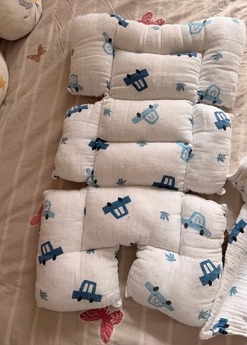 Bebek için Baskılı Keten Uyku Seti - Görsel 5