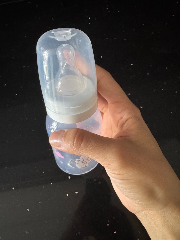 Beyaz Fil Figürlü Bebek Biberonu - Görsel 3