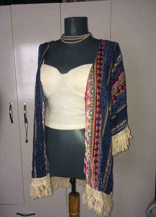 Püsküllü kimono
