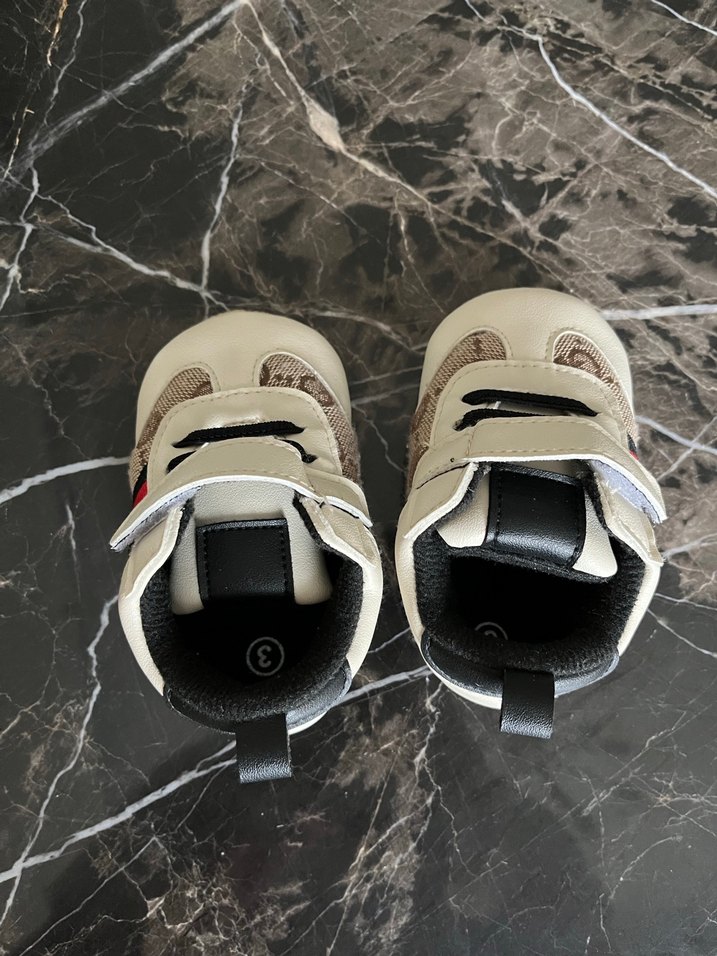 Sneaker Tarzı İlk Adım Ayakkabısı - Beyaz - Görsel 4