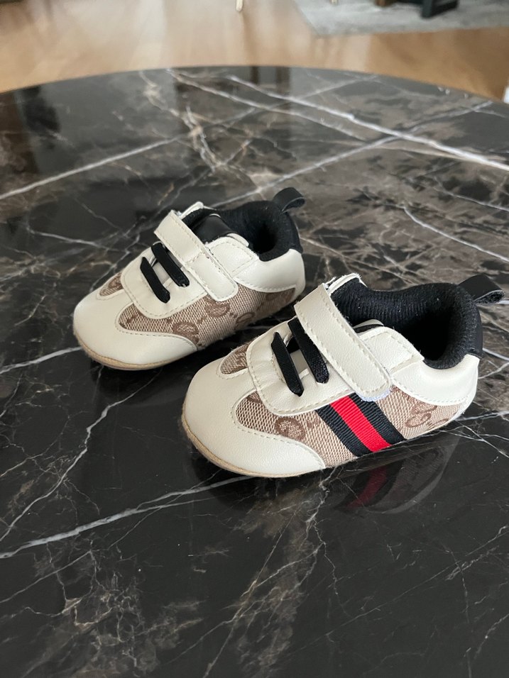 Sneaker Tarzı İlk Adım Ayakkabısı - Beyaz - Görsel 2