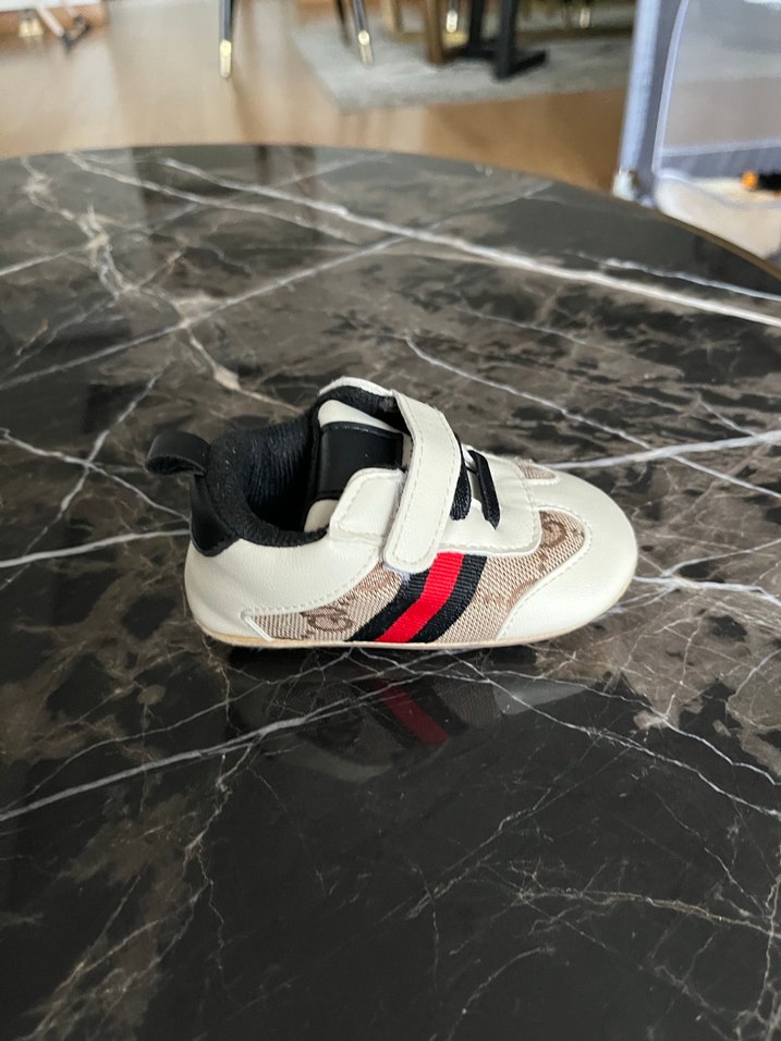 Sneaker Tarzı İlk Adım Ayakkabısı - Beyaz - Görsel 5