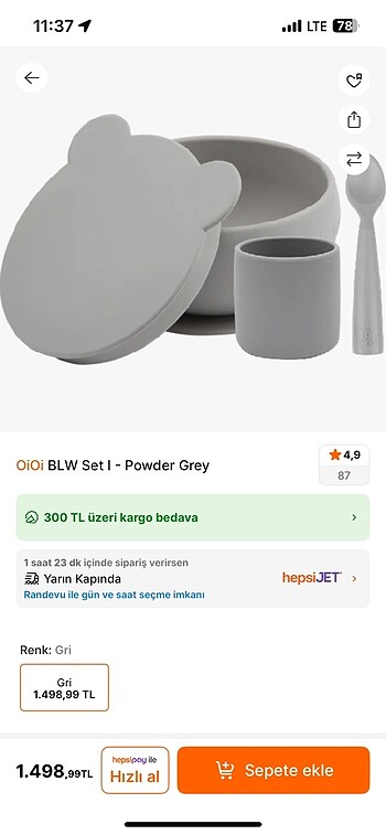  Beden OiOi BLW Set