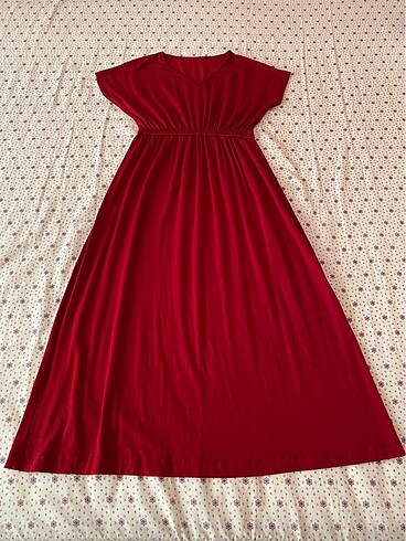 Trendyol & Milla Bordo midi boy elbise
