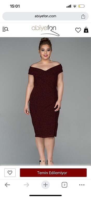 Bordo Abiye (SON FİYAT)