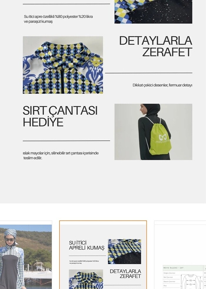 Mayovera tesettür mayo 4 lü set - Görsel 3