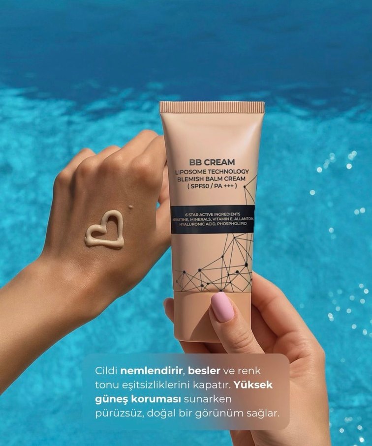 Bej Tonlu Yoğun Nemlendirici BB Krem SPF50 - Görsel 4